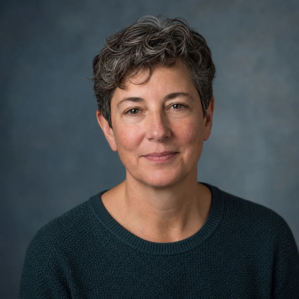 Fictional sample portrait used to demonstrate the Shared Chapters obituary template.
